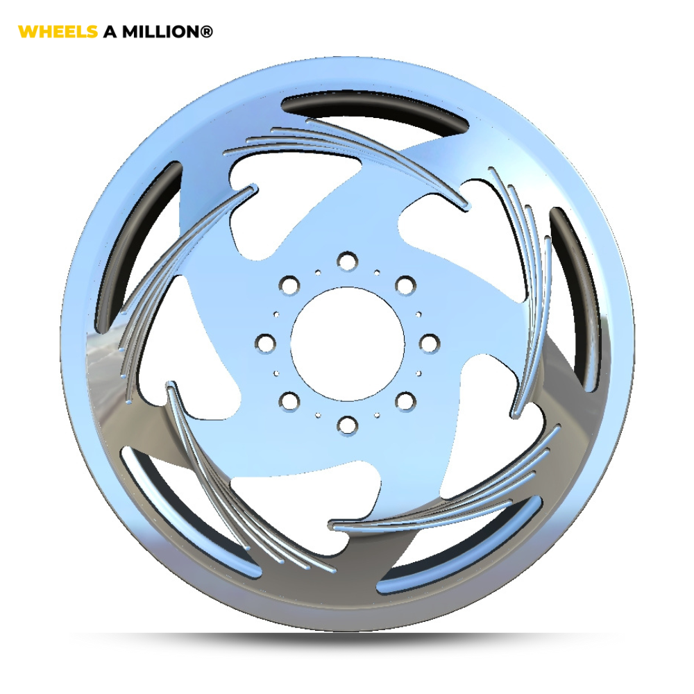 Wheels A Million® DBO Leaf 140 Polished Dually Front Wheel
